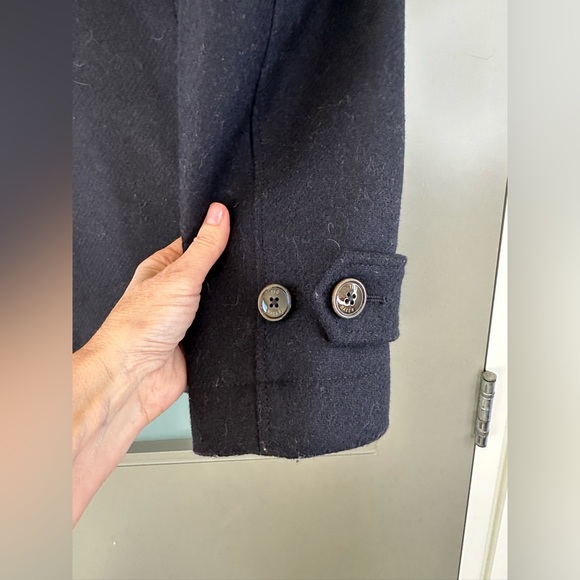 Ted Baker Men’s Bartley Wool Fur Collar Coat - Picture 10 of 14